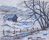 Paul Emile Pissarro (French, 1884-1972) Village In Snow