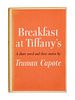 CAPOTE, Truman. Breakfast at Tiffany's. New York: Random House, 1958. FIRST EDITION, FIRST PRINTING.