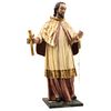 St John Nepomucene. Mexico, 19th century. Carved and gold wood. 29" (74 cm) tall
