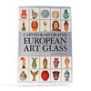 BOOK, CARVED & DECORATED EUROPEAN ART GLASS