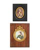Two Miniature Paintings
Framed dimensions: 6 x 4 7/8 and 8 3/4 x 7 inches