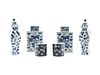 A Group of Six Chinese Blue and White Porcelain Items
Height of tallest 24 3/4 inches.