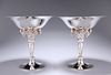 A PAIR OF DANISH STERLING SILVER COMPOTES
 by Geor