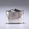 A GEORGE V SILVER CADDY
 Robert Pringle & Sons, Lo