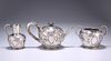 A VICTORIAN SILVER BACHELOR'S TEA SERVICE
 by Char