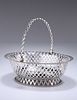 A GEORGE V SILVER BASKET
 by William Lister & Sons
