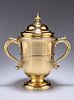 A GEORGE II SILVER-GILT CUP AND COVER
 by Edward P
