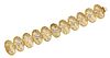 AN 18 CARAT GOLD AND DIAMOND BRACELET, BY BOODLE &