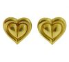 Kieselstein Cord 18k Gold Heart Earrings