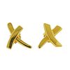 Tiffany &amp; Co Picasso Graffiti 18k Gold X Earrings