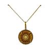Vianna Brasil Champagne Citrine Diamond 18k Gold Pendant Necklace