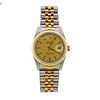 Rolex Datejust 18k Gold Steel Watch 16233