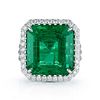17.39ct Emerald And 2.39ct Diamond