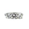 Tiffany & Co. 2.77ct 3 Diamond Plat. Ring