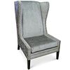 Modern Tufted Velvet Wingback Chair
