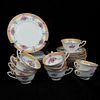 (34 Pc) Marlowe Royal Worcester Porcelain Tea Set