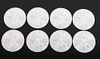 2014 Silver Liberty Eagle 1 Ounce Coins (8)