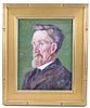 Theodore Wores Framed San Francisco Man Portrait