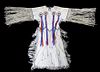 Sioux Beaded Women's Hide Fringed Dress c. 1960's