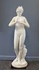 19th Century Life Size Marble Sculpture Of A Nude
