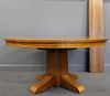 Gustav Stickley Oak Arts And Crafts Table With 7