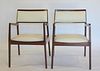 Midcentury Pair Of  Arm Chairs.