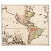 Allard, Caroli. Recentisima Novi Orbis Sive Americae... Amsterdam, ca. 1700. Colored, engraved map, 19.6 x 23.2" (50 x 59 cm)