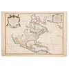 Jaillot, Hubert - Jaillot, Benard. Amerique Septentrionale... Paris, 1719. Engraved, colored map, 18.3 x 25.3" (46.5 x 64.5 cm)