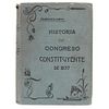 Zarco, Francisco. Historia del Congreso Constituyente de 1857. Méx, 1916. Edición acordada en Veracruz por el C. Venustiano Carranza.
