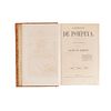 Zamacois, Niceto de. La Destrucción de Pompeya. México: Imprenta de Ignacio Cumplido, 1871. Two tomes in one volume.
