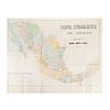 Orozco y Berra, Manuel. Geografía de las Lenguas y Carta Etnográfica de México. México, 1864. Folded and colored ethnographic chart.