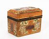 19TH C., MOSER HEAVILY GILT DECORATED DRESSER BOX