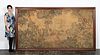 ANTIQUE PALATIAL VERDURE TAPESTRY WITH BIRDS