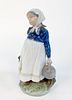 ROYAL COPENHAGEN "PEASANT GIRL WITH LUNCH" FIGURE