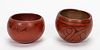 TWO MARICOPA NATIVE AMERICAN POTTERY BOWLS