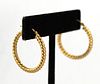 EternaGold 14K Gold Hoop Earrings