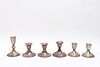 Sterling Silver Weighted Candle Holders, 6 Pcs.
