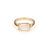 Cartier Tortue Diamond Mother Of Pearl 18k Ring