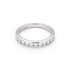 Tiffany & Co Diamond Platinum 3mm Half Circle Ring