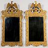 Pair George II or III Style Giltwood Mirrors