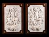 A Pair of Italian Marble Plaques
42 x 29 inches.