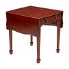 A George III Mahogany Pembroke Table
Height 28 x length 26 x width 24 inches.