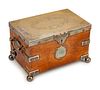 A Victorian Silvered Metal-Mounted Oak Tea Chest
Height 5 x length 8 x depth 5 inches.