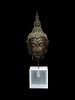 A Thai Bronze Head of Buddha