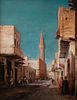 Denis Joseph Ernest Berard
(French, 1829-1914)
Street Scene with Mosque