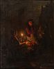 Andre Franciscus Vermeulen(Belgian, 1821-1884)Nocturnal Market Scene