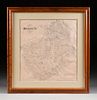 A FACSIMILE CADASTRAL MAP, "Map of Brazoria County," EARLY 20TH CENTURY,