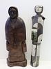 Cikac Signed Wood Sculpture Together With A