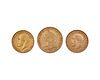 Three Austrian Gold Coins
