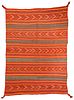 Transitional Navajo Wearing Blanket; 5 ft. 3 in. x 3 ft. 10 in.
